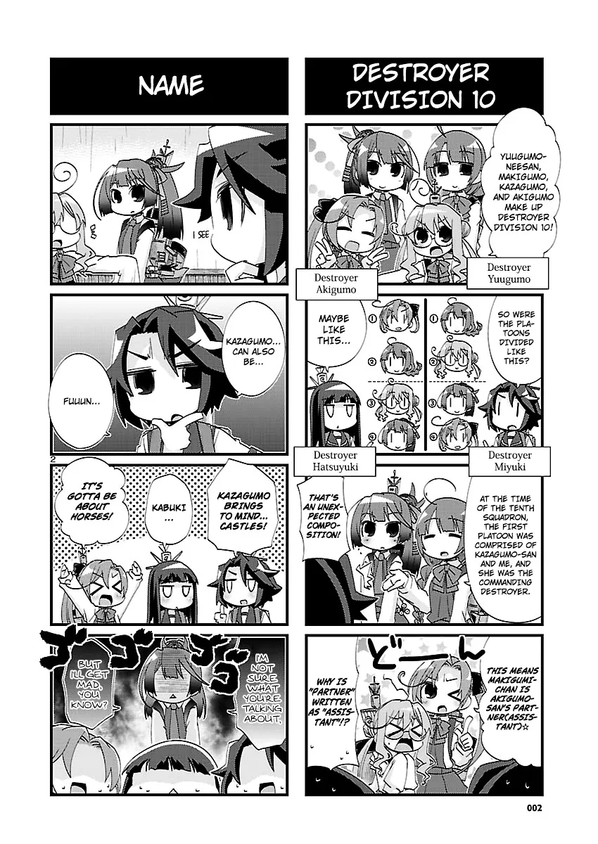 Kantai Collection - Kankore - 4-koma Comic - Fubuki, Ganbarimasu! - Page 1