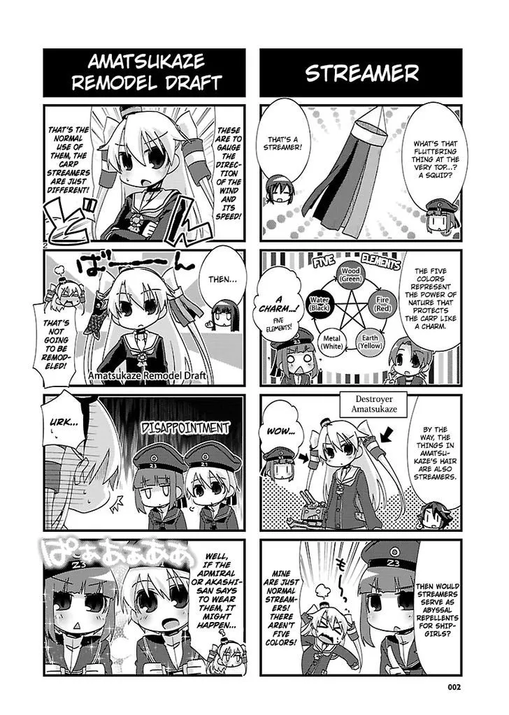 Kantai Collection - Kankore - 4-koma Comic - Fubuki, Ganbarimasu! - Page 1