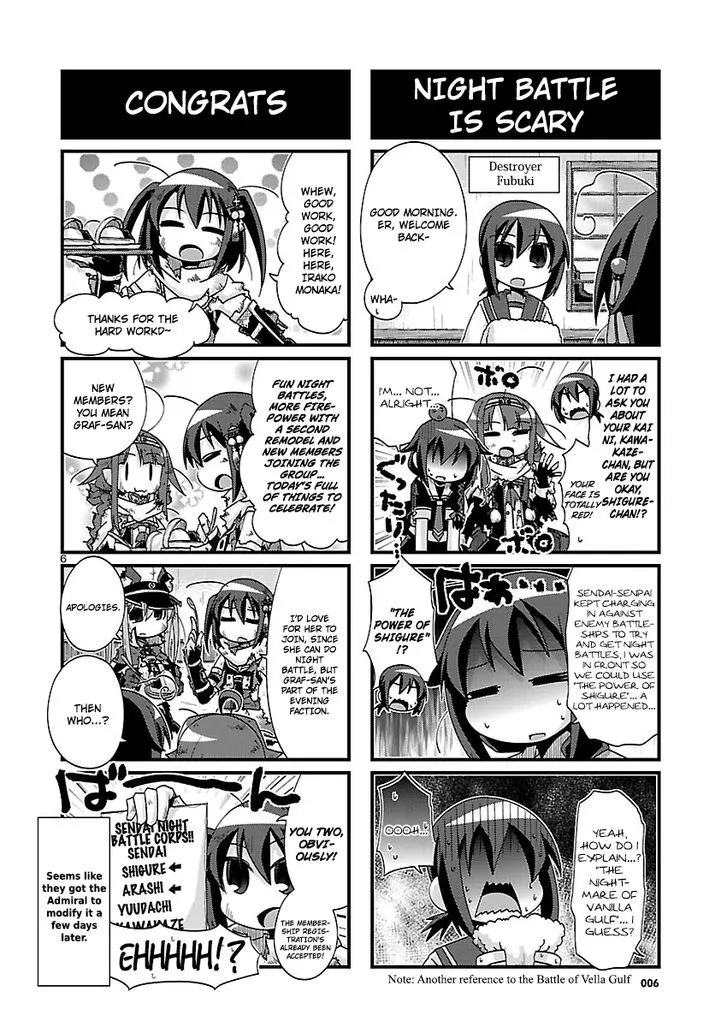 Kantai Collection - Kankore - 4-koma Comic - Fubuki, Ganbarimasu! - Page 5