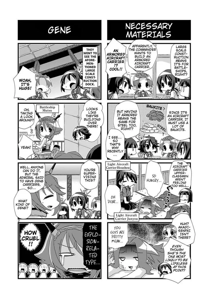 Kantai Collection - Kankore - 4-koma Comic - Fubuki, Ganbarimasu! - Page 1