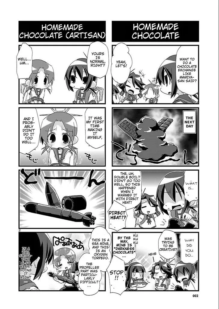 Kantai Collection - Kankore - 4-koma Comic - Fubuki, Ganbarimasu! - Page 1