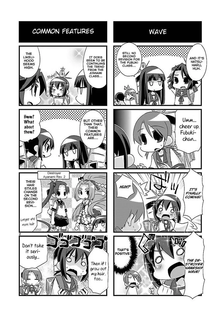 Kantai Collection - Kankore - 4-koma Comic - Fubuki, Ganbarimasu! - Page 1