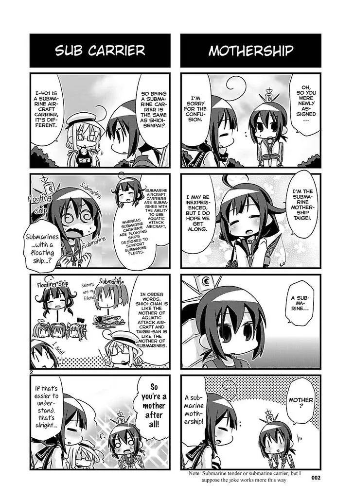 Kantai Collection - Kankore - 4-koma Comic - Fubuki, Ganbarimasu! - Page 1