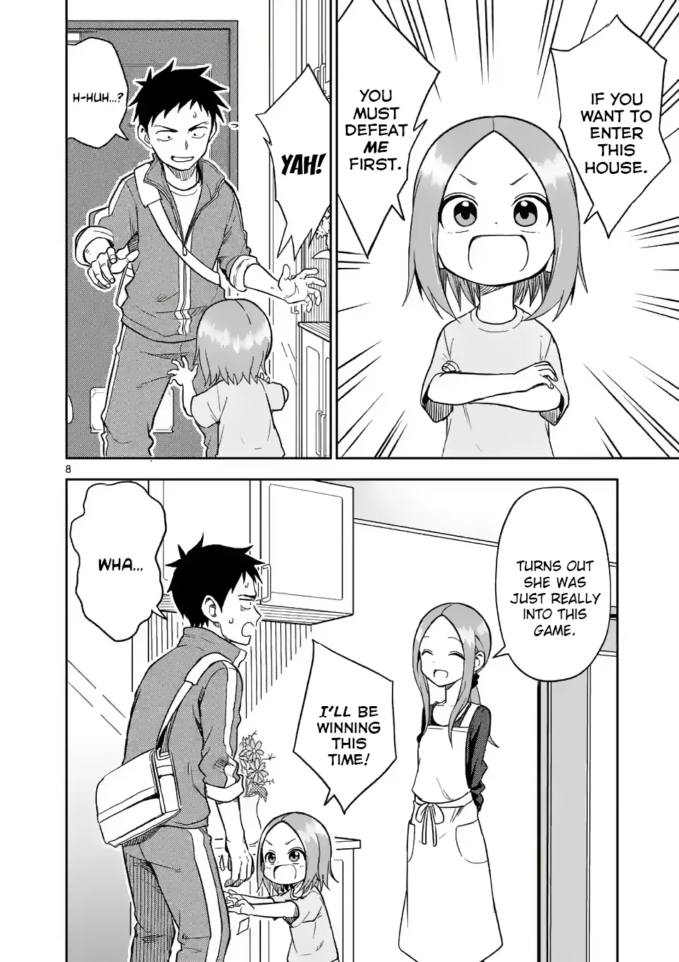 Karakai Jouzu No (Moto) Takagi-San Chapter 159 page 8 - MangaNato