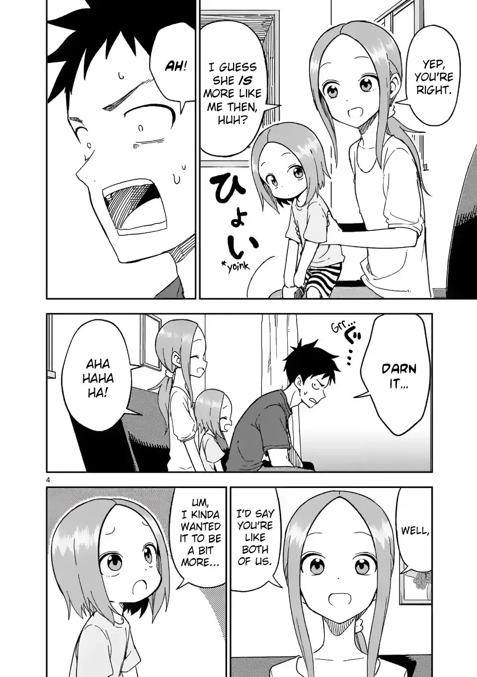 Karakai Jouzu No (Moto) Takagi-San Chapter 193 page 4 - MangaNato