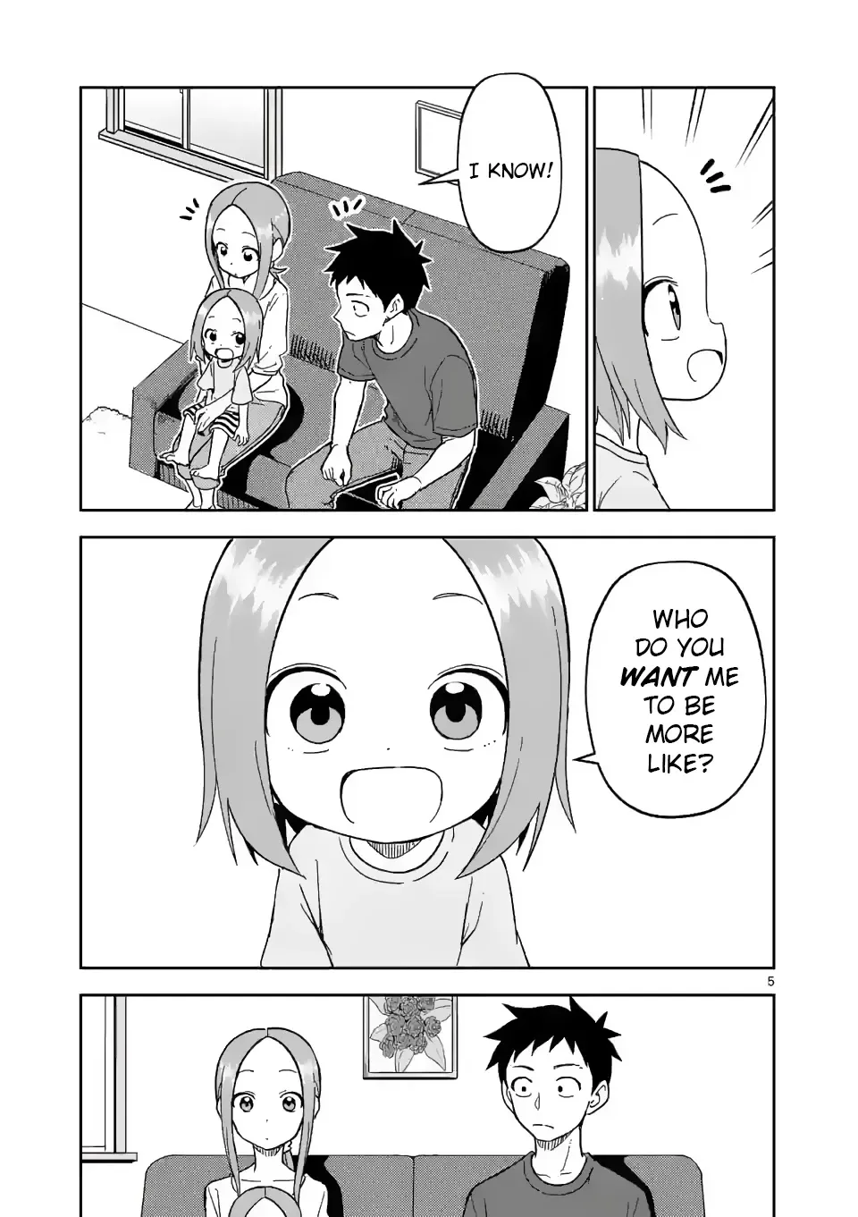 Karakai Jouzu No (Moto) Takagi-San Chapter 193 page 5 - MangaNato