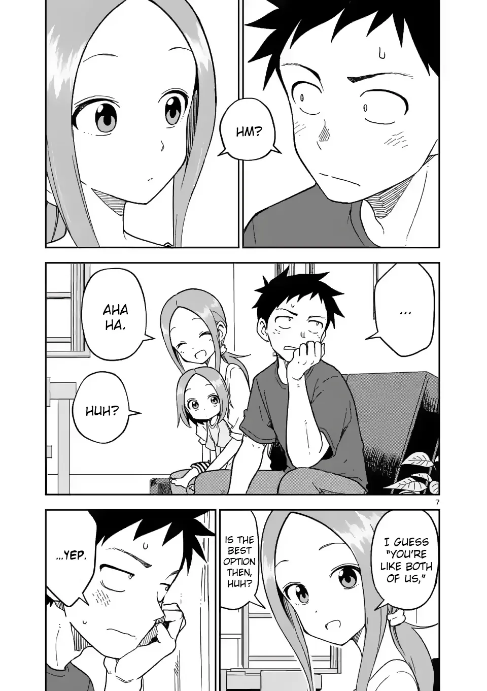 Karakai Jouzu No (Moto) Takagi-San Chapter 193 page 7 - MangaNato