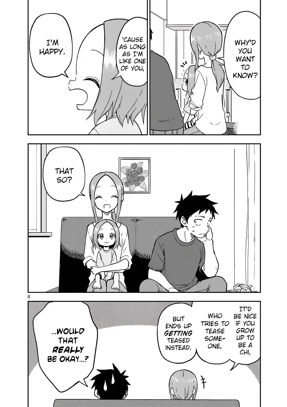 Karakai Jouzu No (Moto) Takagi-San Chapter 193 page 8 - MangaNato