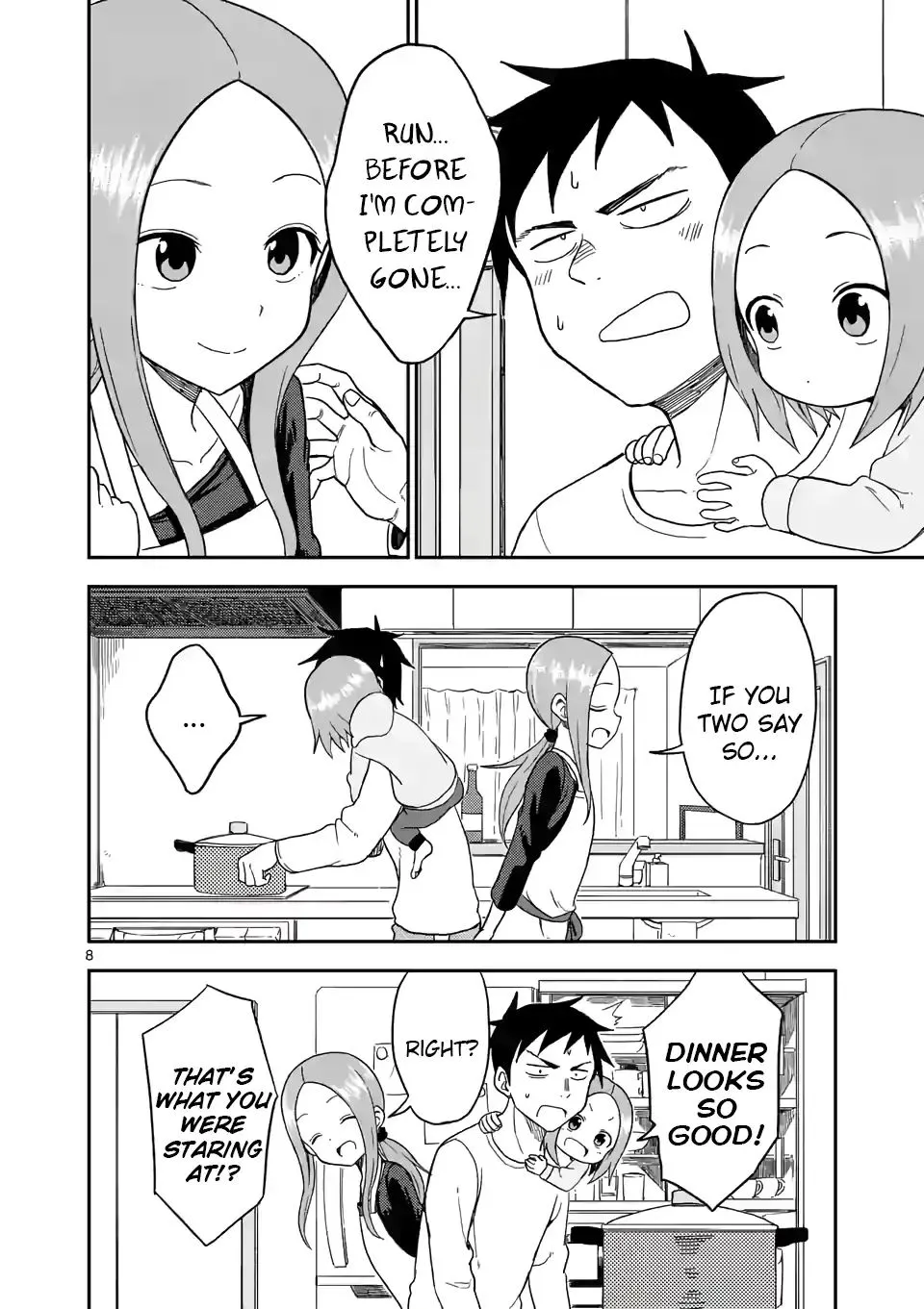 Karakai Jouzu No (Moto) Takagi-San Chapter 63 page 8 - MangaNato