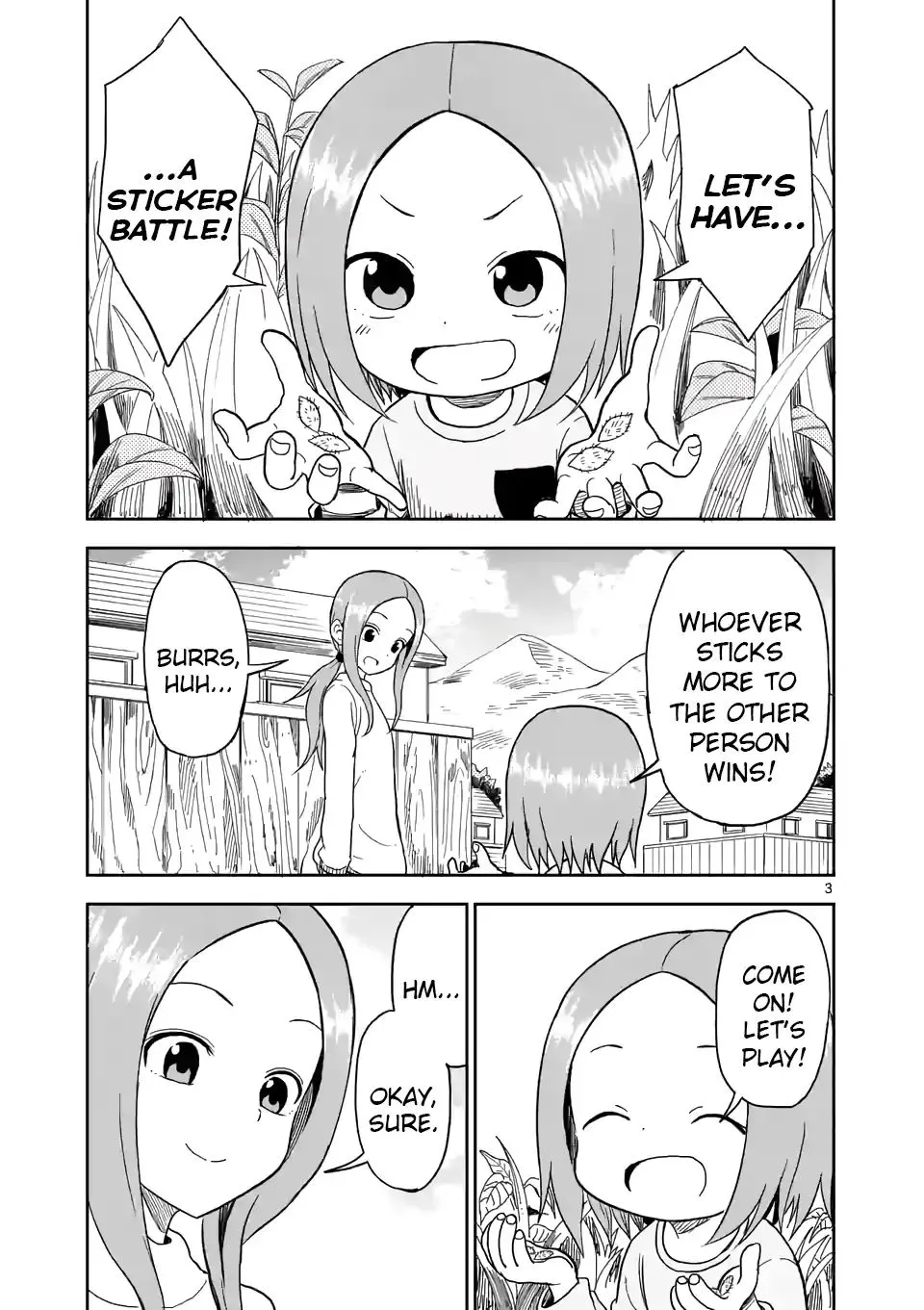 Karakai Jouzu No (Moto) Takagi-San Chapter 66 page 3 - MangaNato