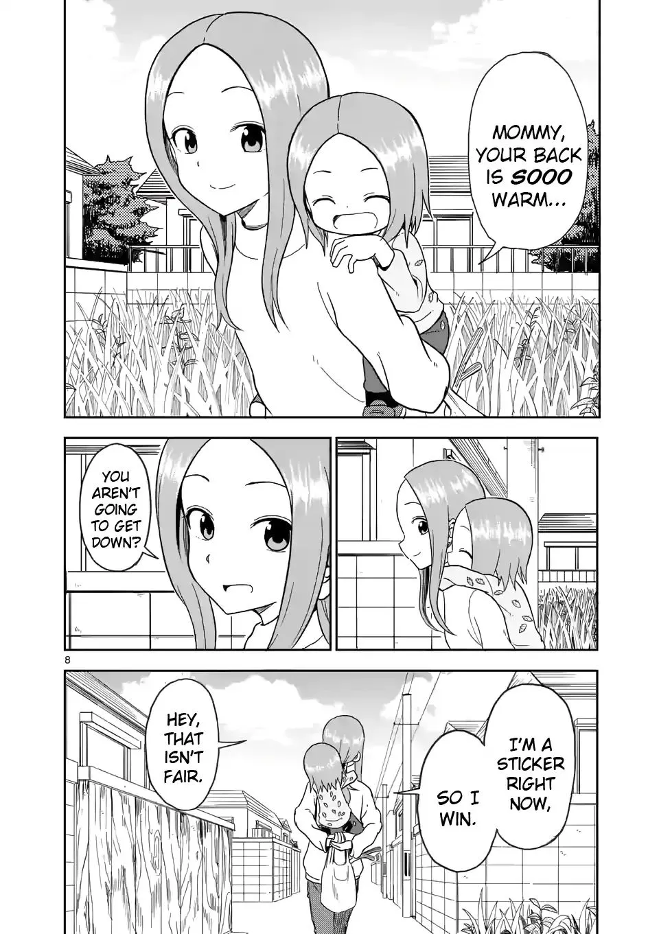 Karakai Jouzu No (Moto) Takagi-San Chapter 66 page 8 - MangaNato