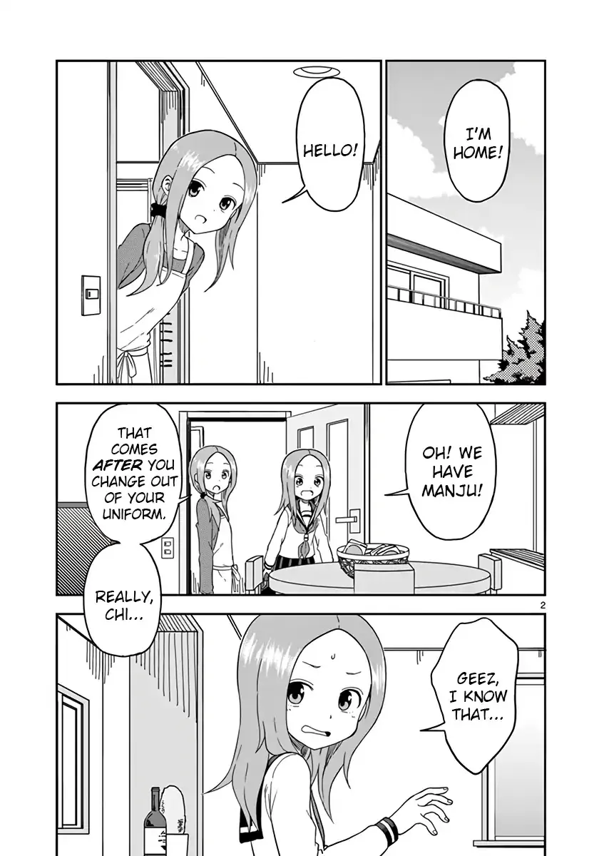 Karakai Jouzu No (Moto) Takagi-San Chapter 67.5 page 2 - MangaNato