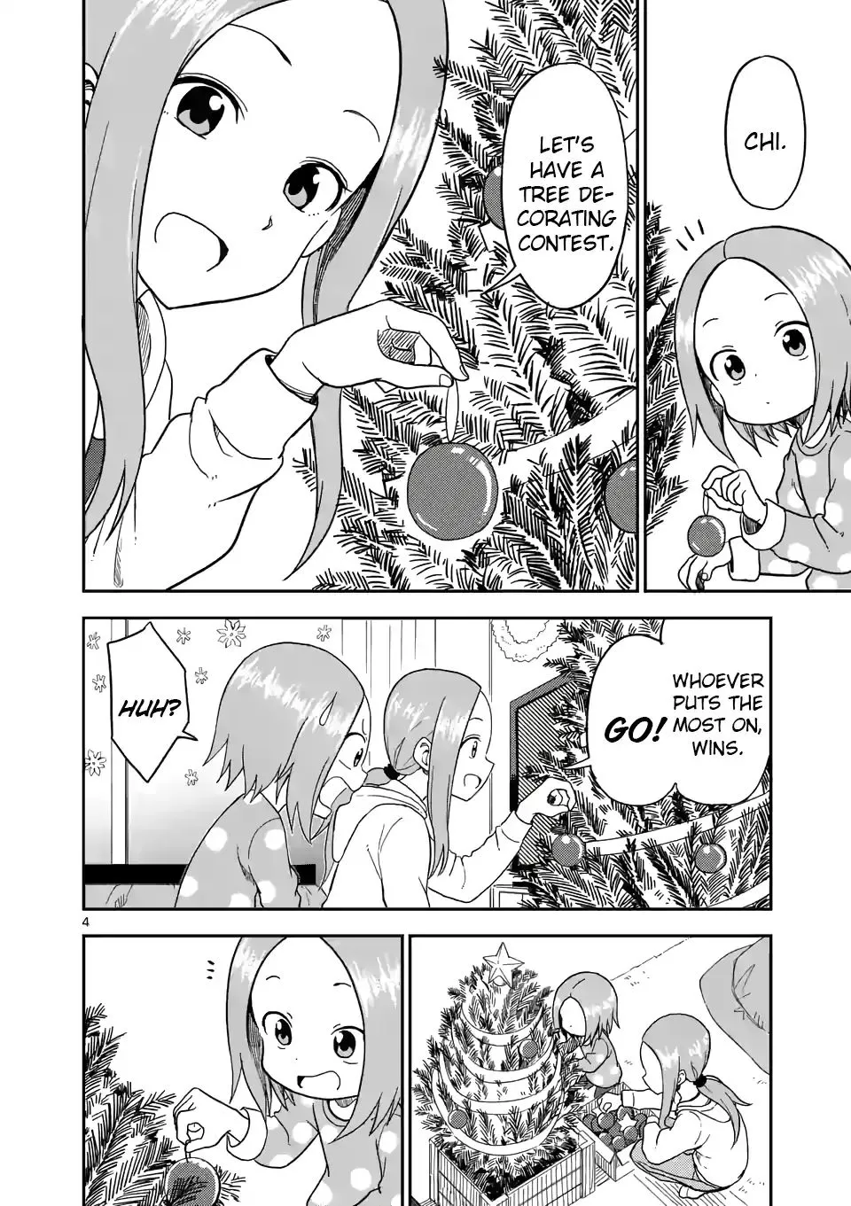 Karakai Jouzu No (Moto) Takagi-San Chapter 69 page 4 - MangaNato