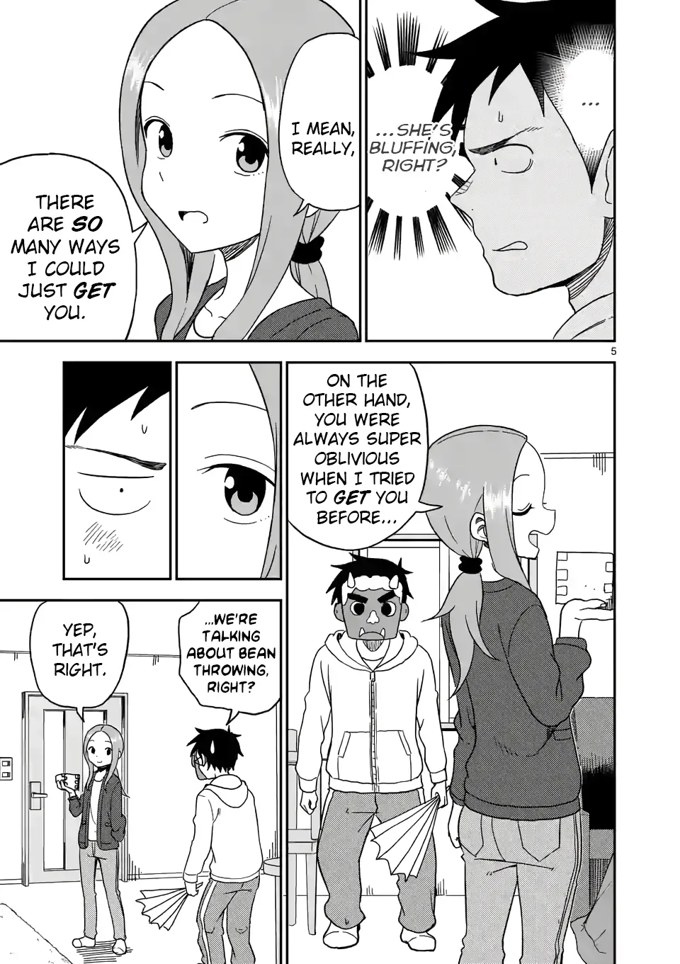 Karakai Jouzu No (Moto) Takagi-San Chapter 74 page 5 - MangaNato