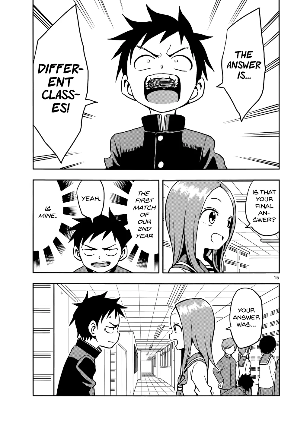 Karakai Jouzu No Takagi-San Chapter 107 page 15 - MangaKakalot