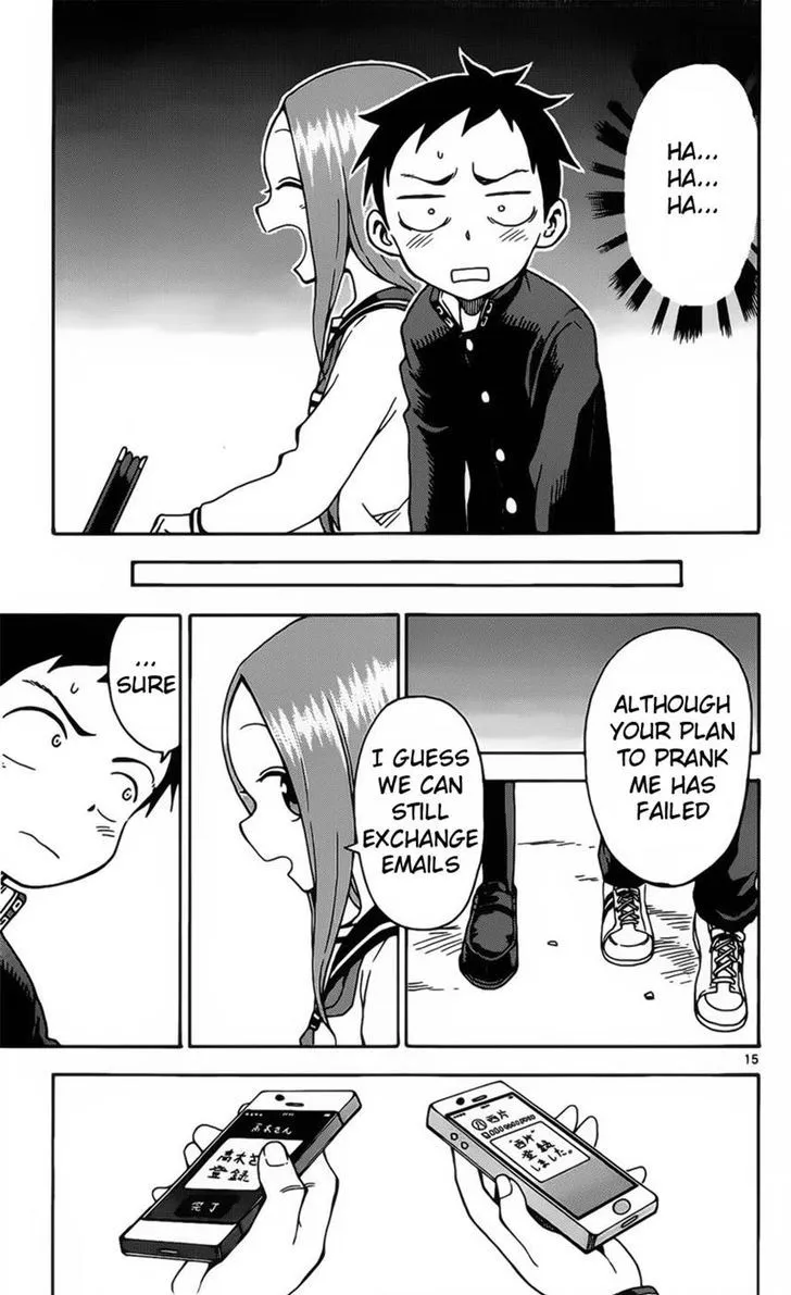 Karakai Jouzu No Takagi-San Chapter 27 page 16 - MangaNato