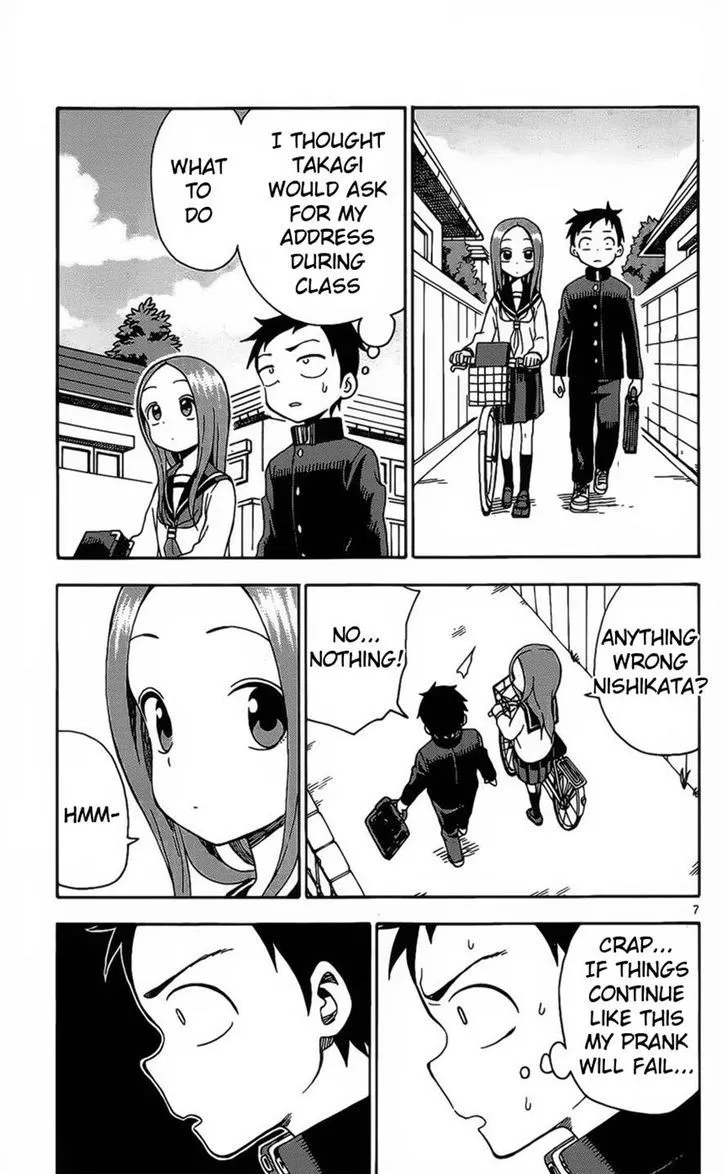 Karakai Jouzu No Takagi-San Chapter 27 page 8 - MangaNato