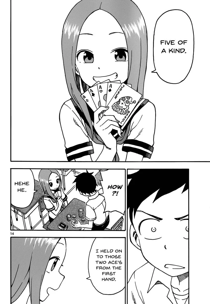 Karakai Jouzu No Takagi-San Chapter 33 page 14 - MangaKakalot