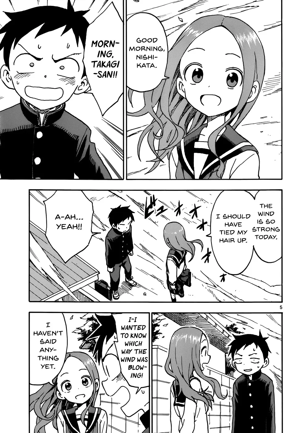 Karakai Jouzu No Takagi-San Chapter 40 page 5 - MangaNato