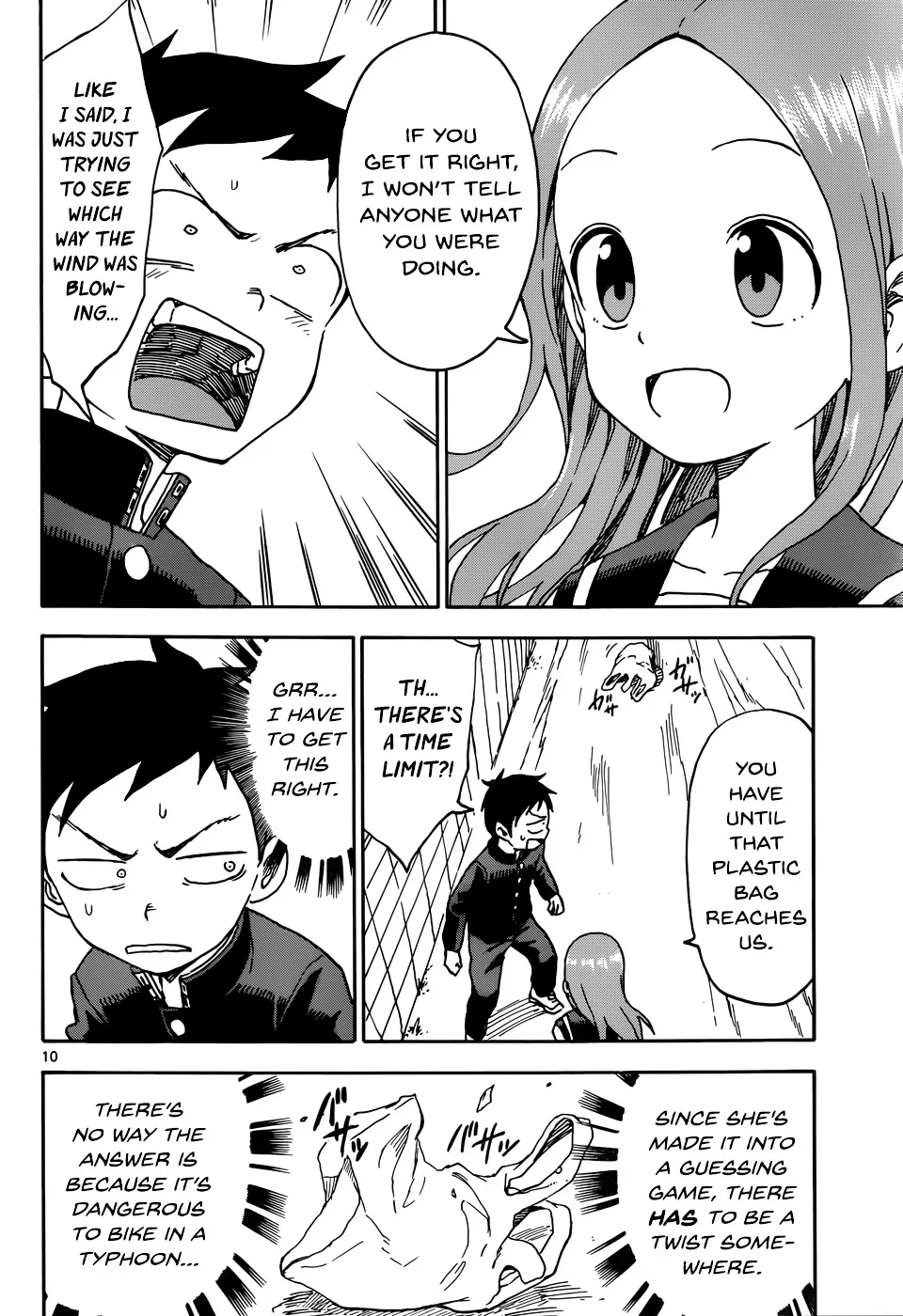 Karakai Jouzu No Takagi-San Chapter 40 page 10 - MangaNato