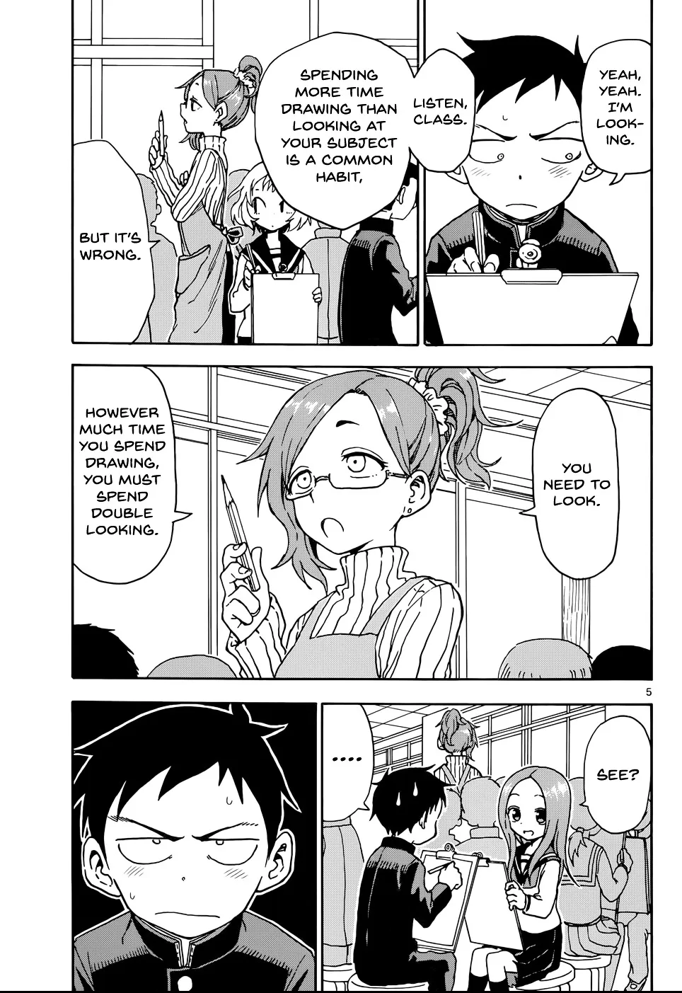 Karakai Jouzu No Takagi-San Chapter 50 page 5 - MangaKakalot