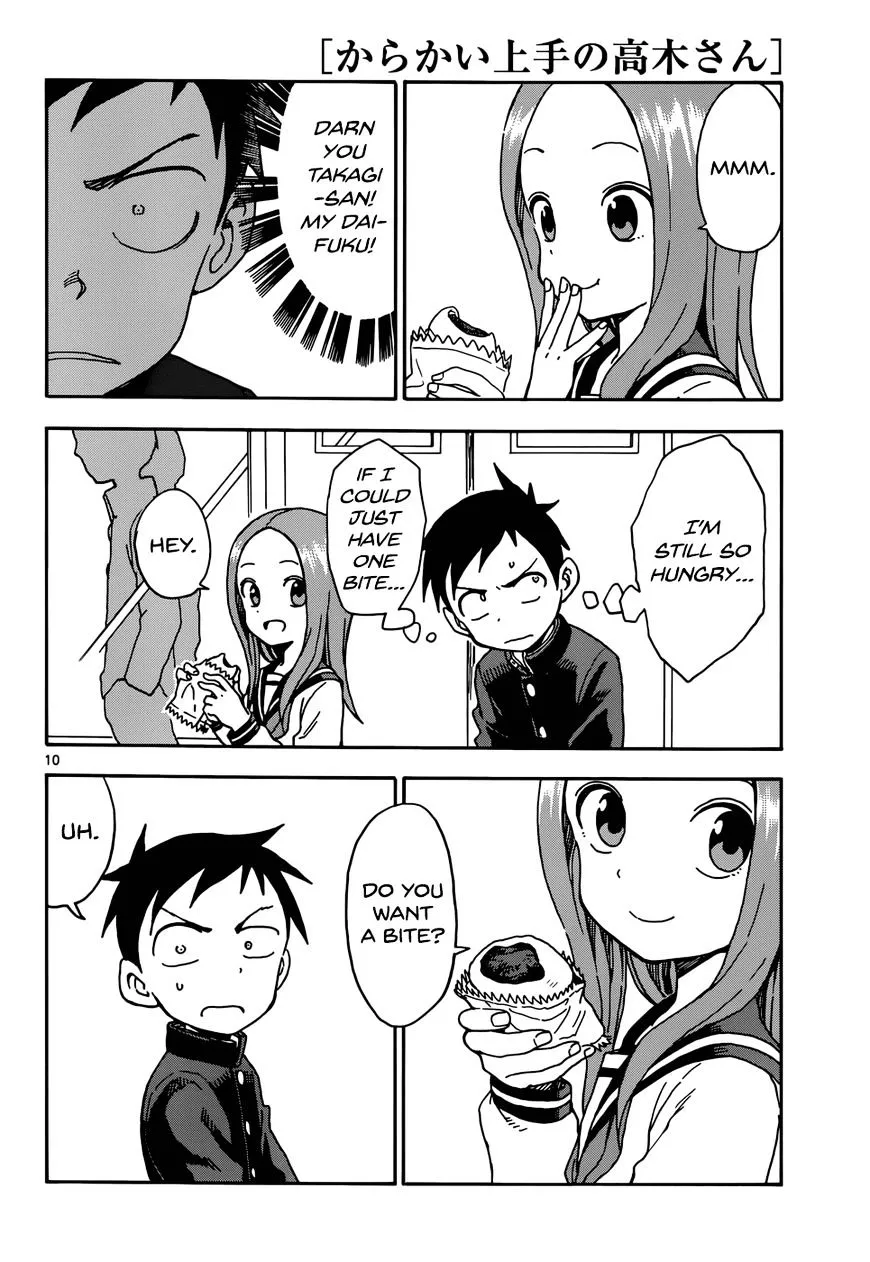 Karakai Jouzu No Takagi-San Chapter 54 page 10 - MangaKakalot