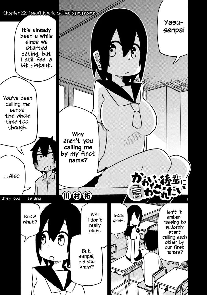 Kawaii Kouhai Ni Iwasaretai Chapter 22 page 1 - MangaNato