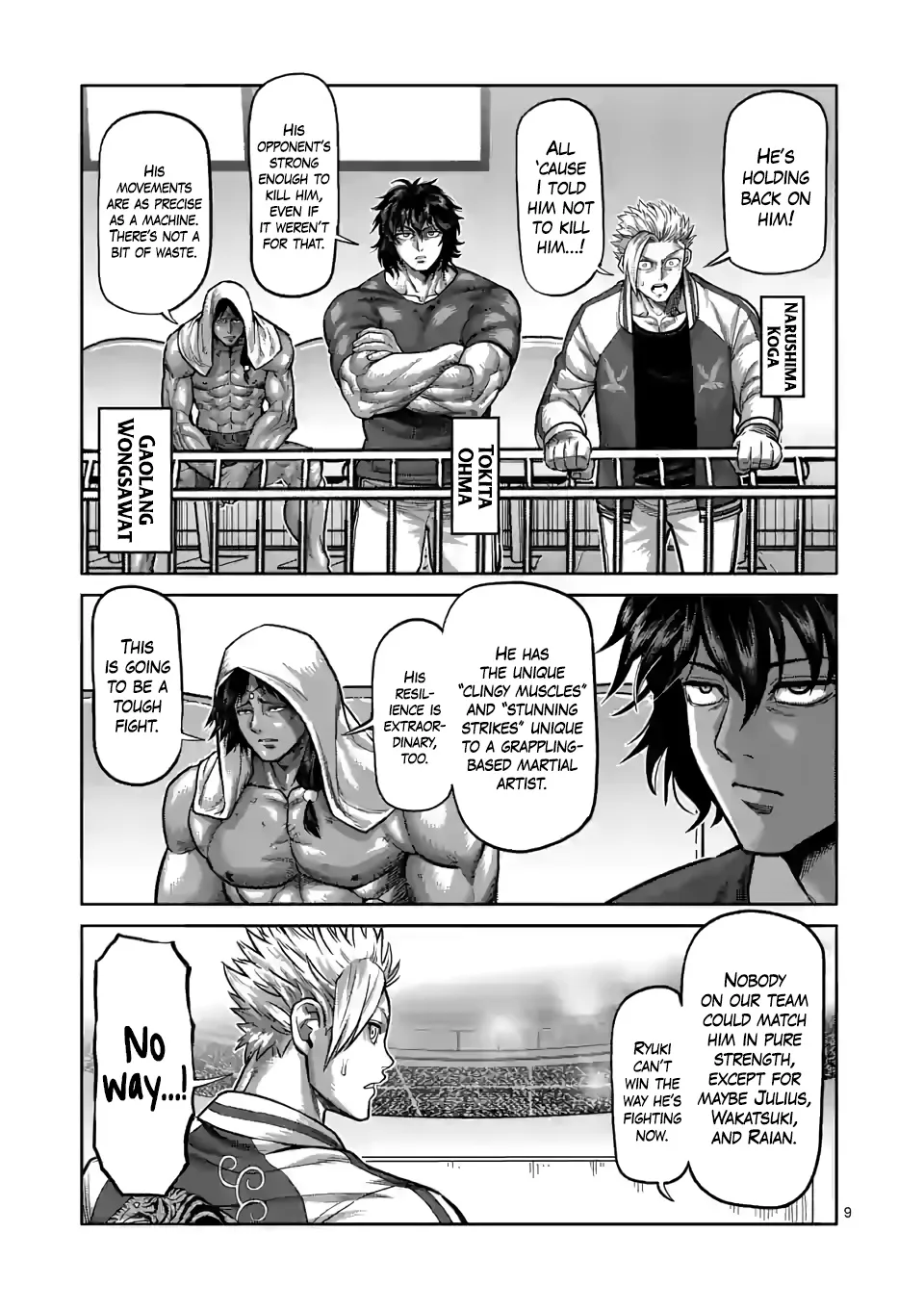 Kengan Omega Chapter 83 page 9 - Mangabat