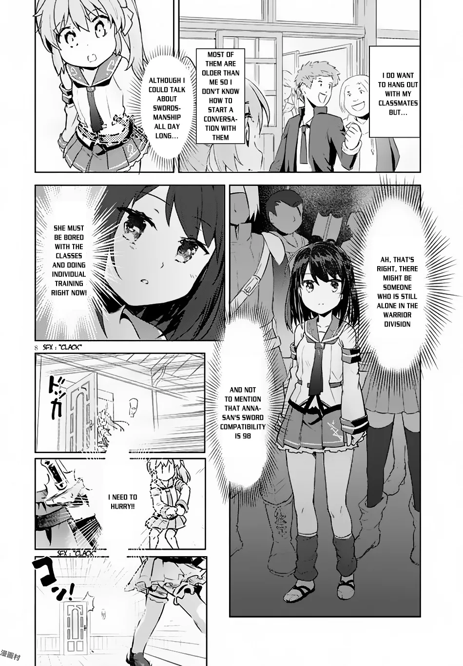 Kenshi o Mezashite Nyugaku Shitanoni Maho Tekisei 9999 Nandesukedo!? - Page 8