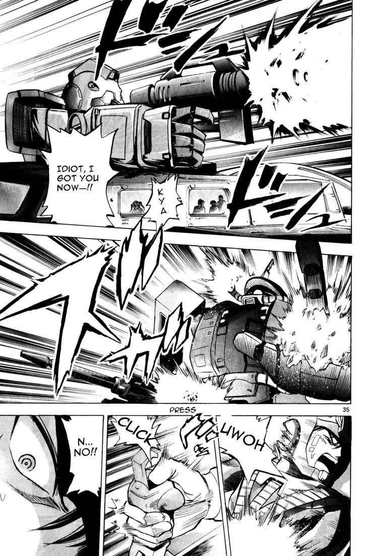 Kidou Sensei Gundam - Kokui no Kariudo - Page 36