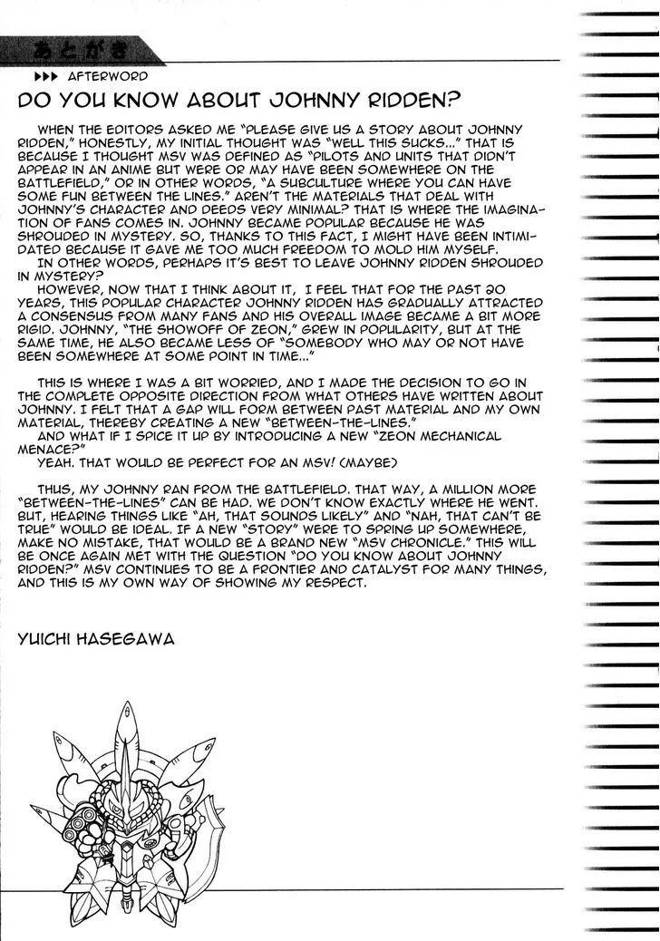 Kidou Senshi Gundam Msv Senki Johnny Ridden - Page 146