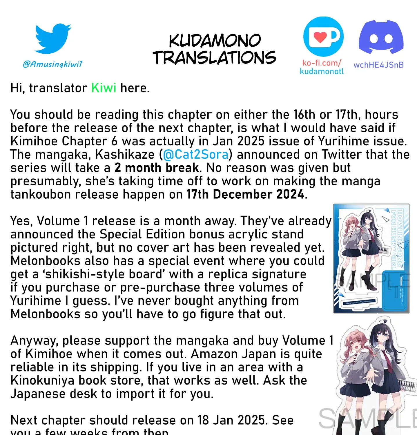 Kimi ga Hoeru Tame no Uta wo, Chapter 5 page 64 - MangaKakalot