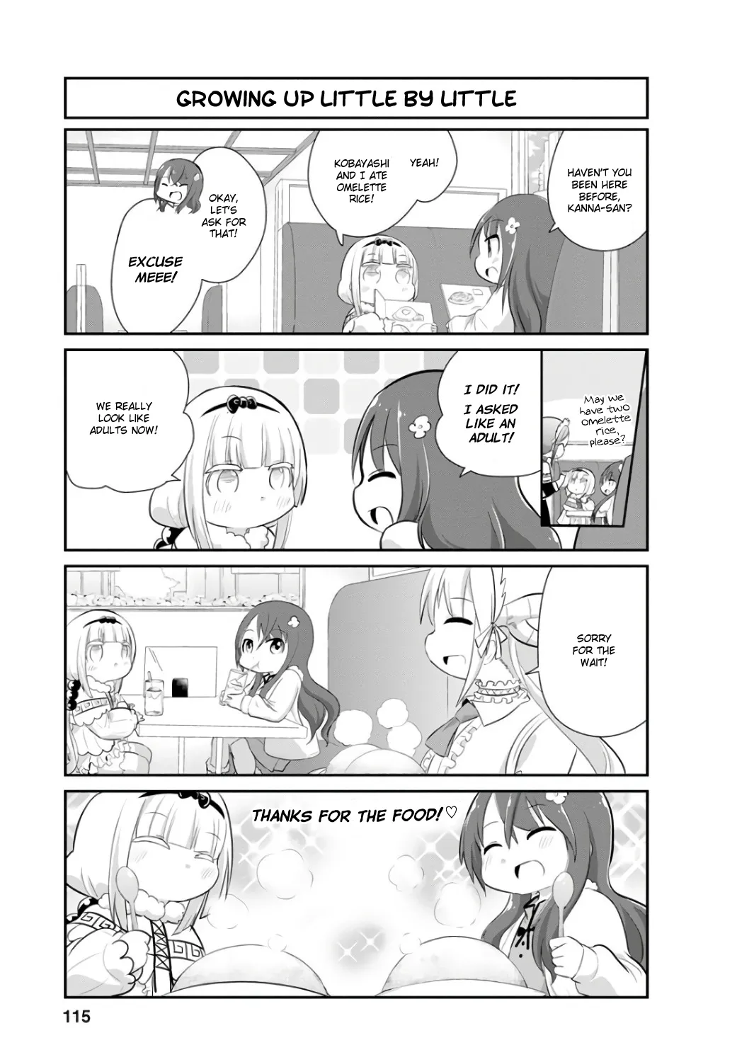 Kobayashi-San Chi No Maid Dragon: Kanna No Nichijou Chapter 49 page 9 - MangaNato