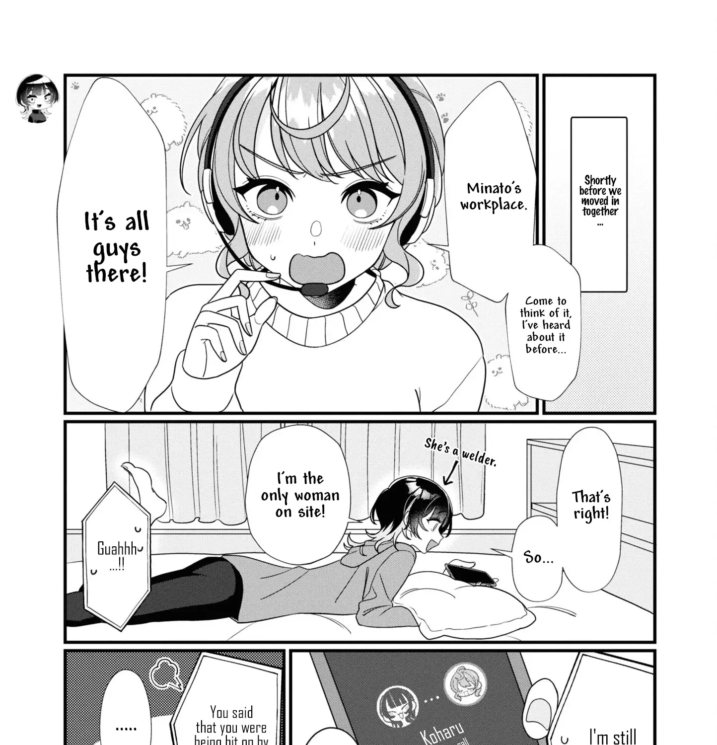 Koharu to Minato: Watashi no Partner wa Onna no Ko Chapter 6 page 9 - MangaKakalot