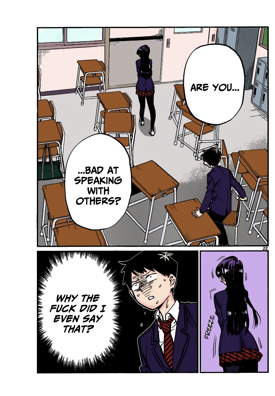 Komi-San Wa Komyushou Desu. (Fan-Colored) Chapter 4 page 6 - MangaKakalot