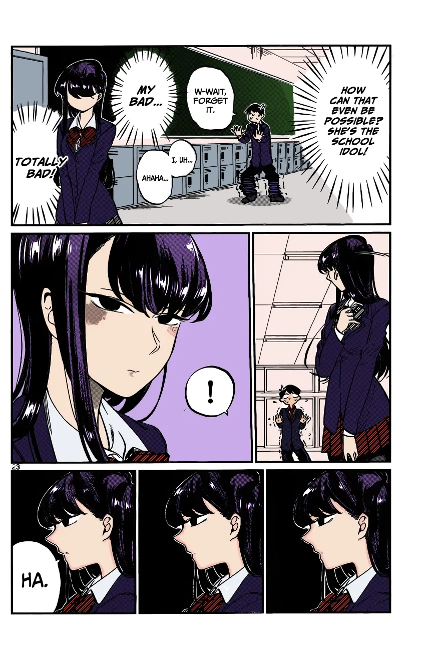 Komi-San Wa Komyushou Desu. (Fan-Colored) Chapter 4 page 7 - MangaKakalot