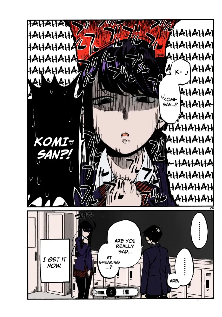 Komi-San Wa Komyushou Desu. (Fan-Colored) Chapter 4 page 8 - MangaKakalot