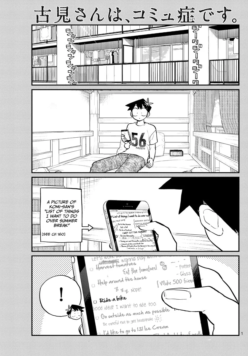 Komi-San Wa Komyushou Desu - Page 1