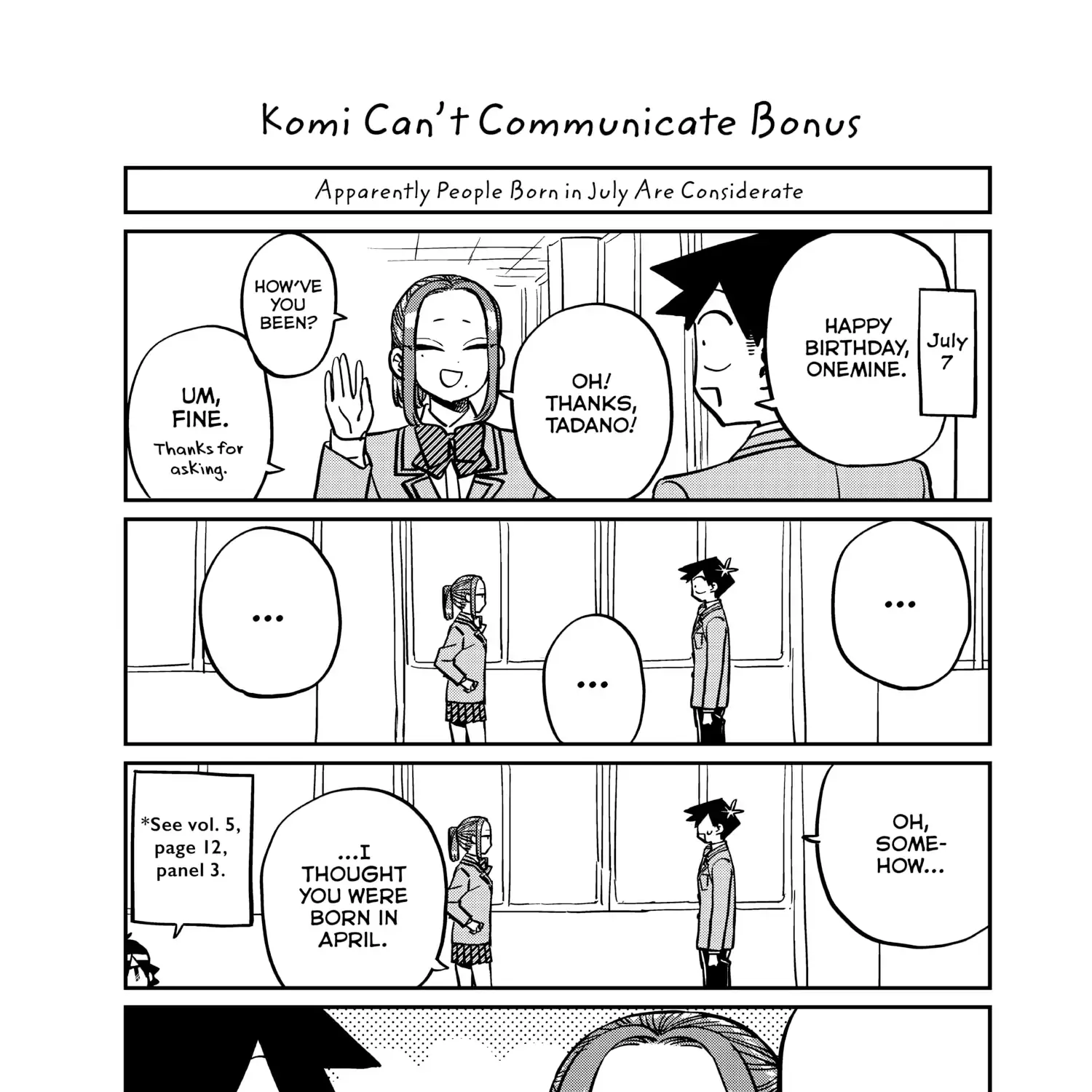 Komi-San Wa Komyushou Desu - Page 1