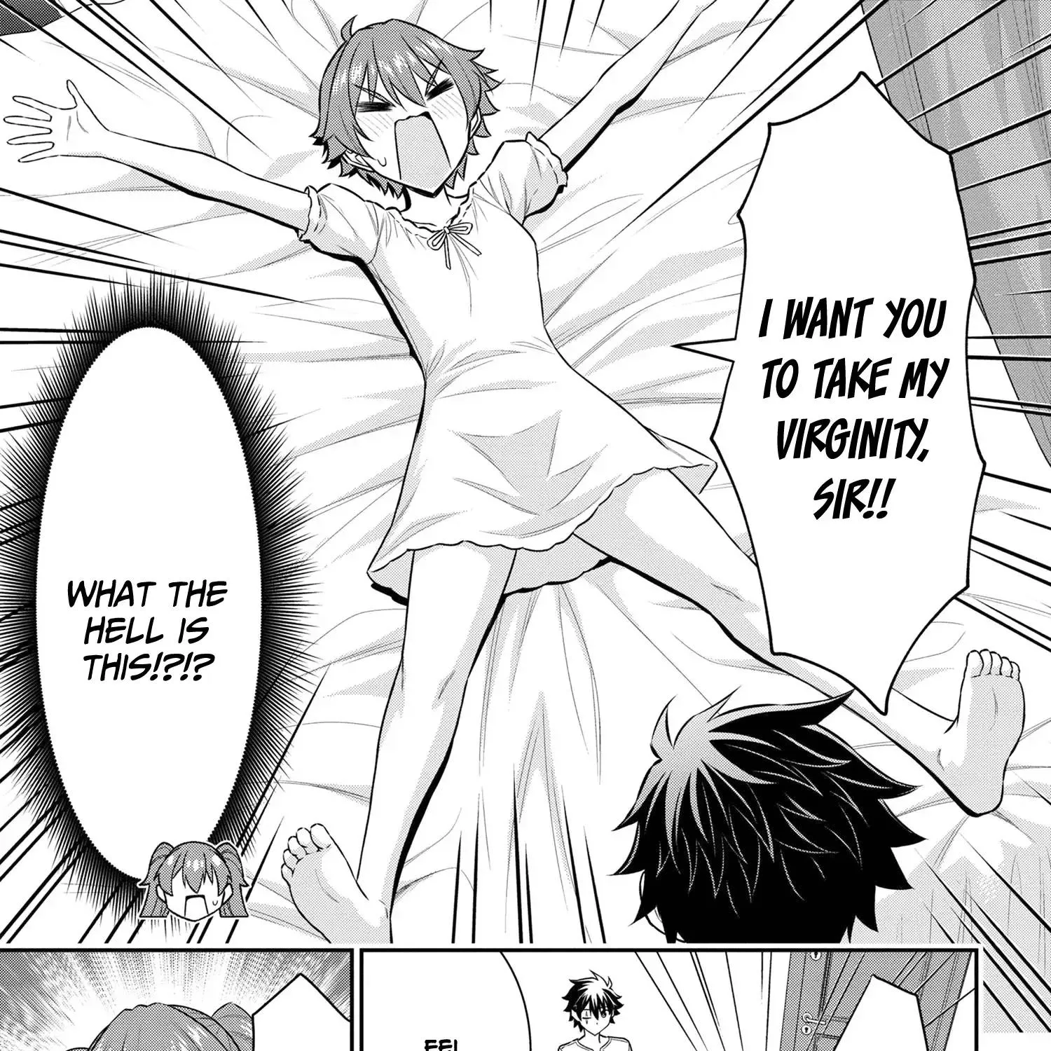 Kuro no Senki II: Isekai Teni Shita Boku ga Saikyou na no wa Bed no Ue dake no You desu - Page 1