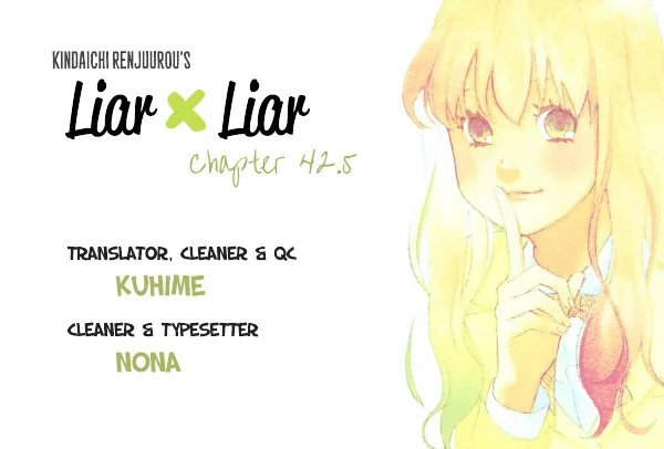 Liar X Liar Chapter 42.5 page 1 - MangaKakalot