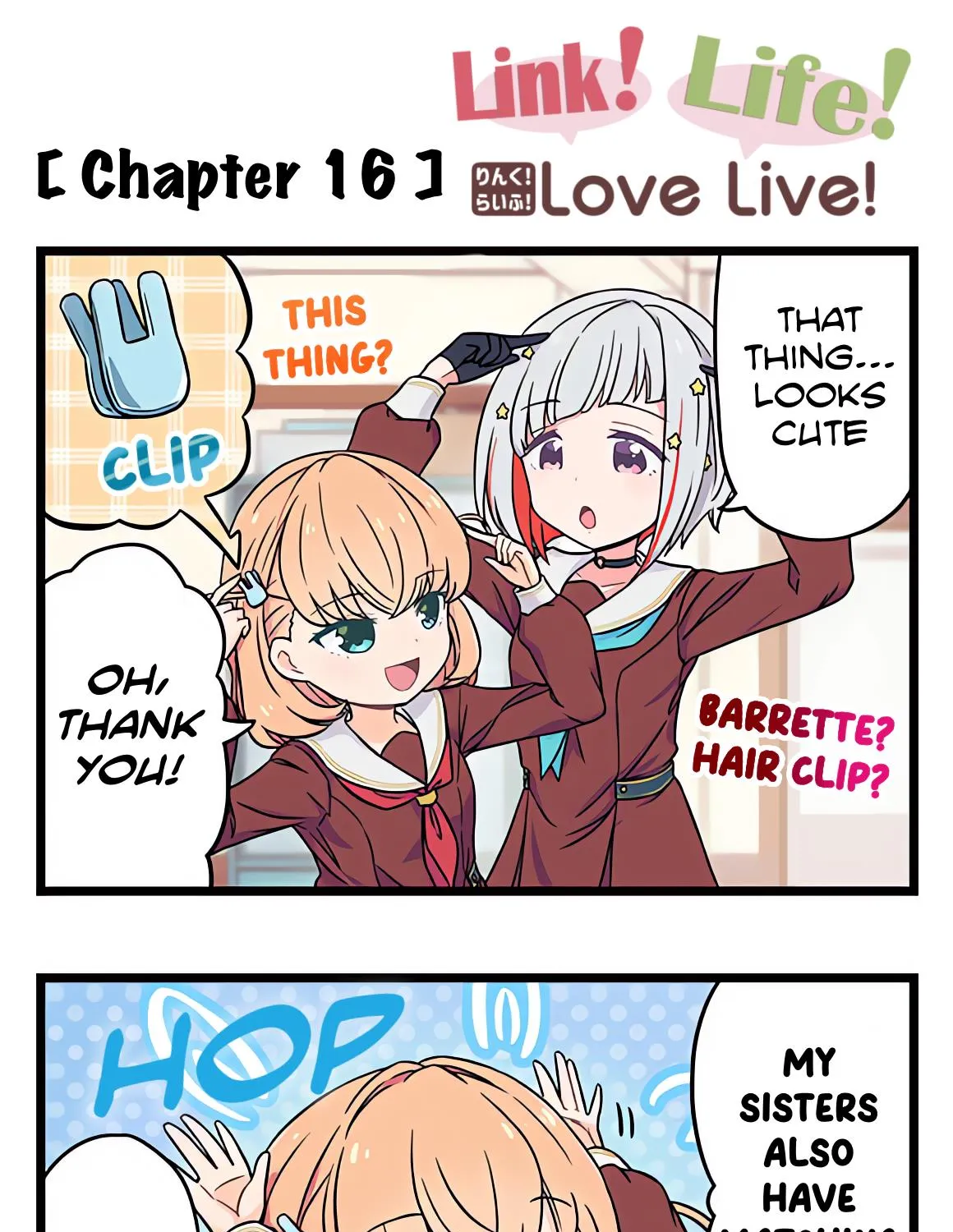 Link! Life! Love Live! Chapter 16 page 1 - MangaNato