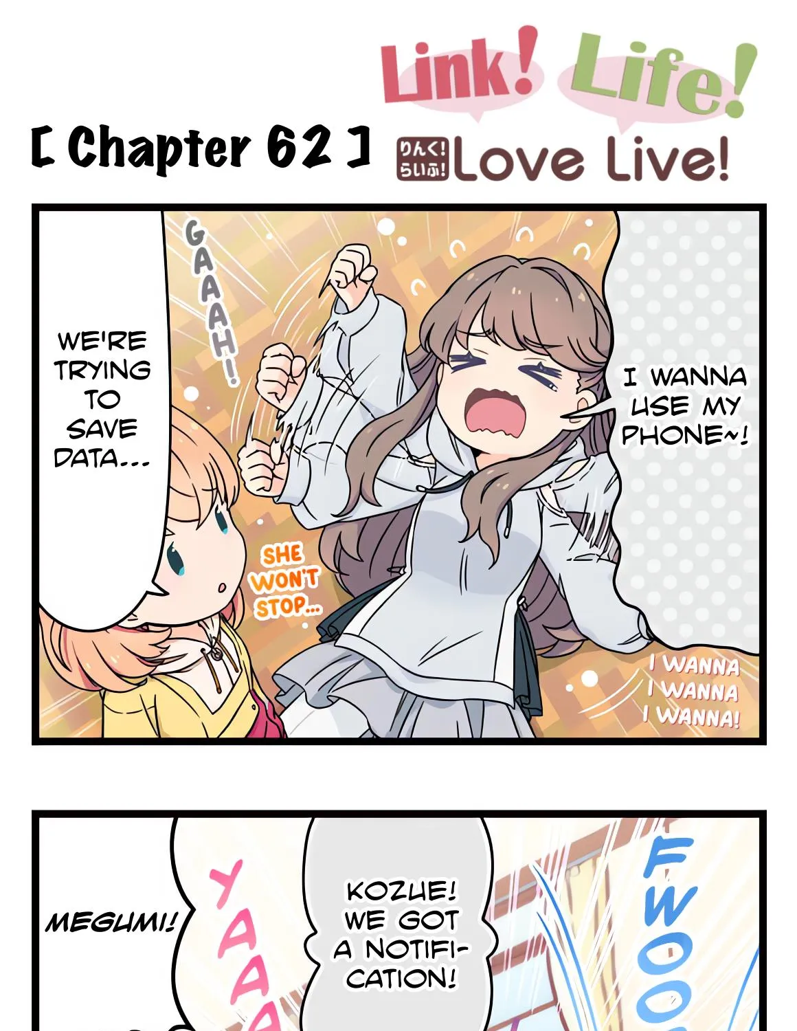 Link! Life! Love Live! Chapter 62 page 1 - MangaNato