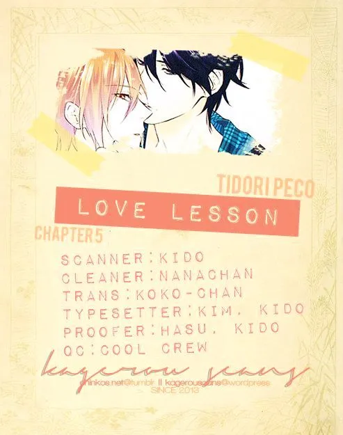 Love Lesson Chapter 5 page 1 - MangaKakalot