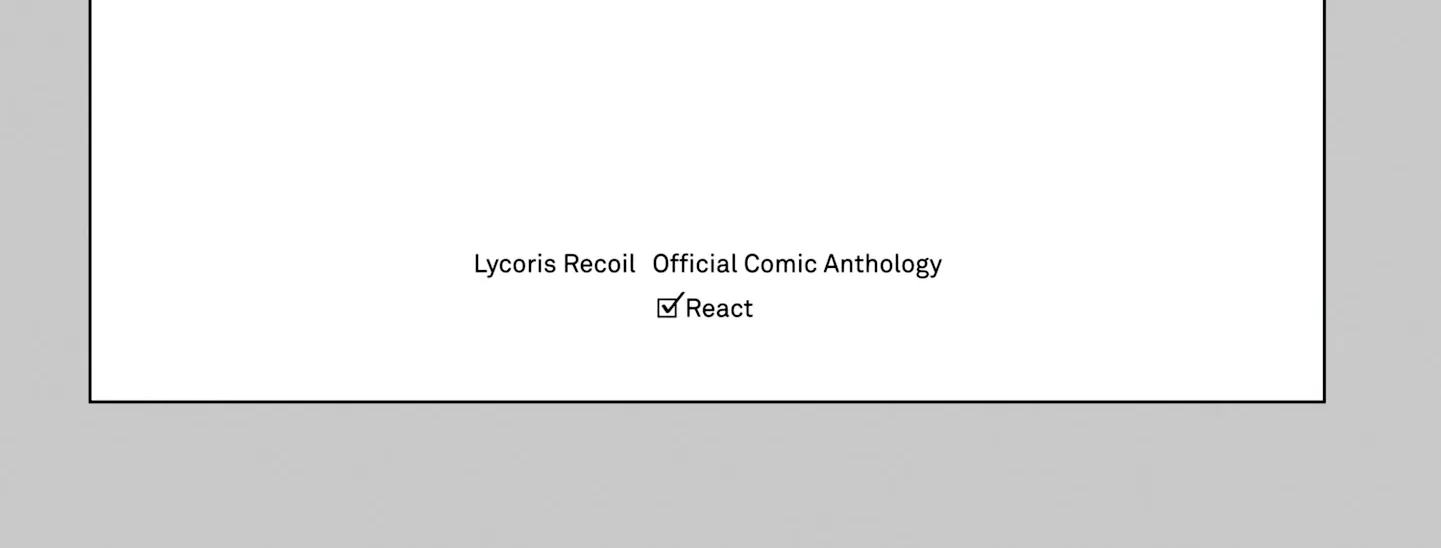 Lycoris Recoil Koushiki Comic Anthology: React Chapter 5 page 26 - MangaKakalot