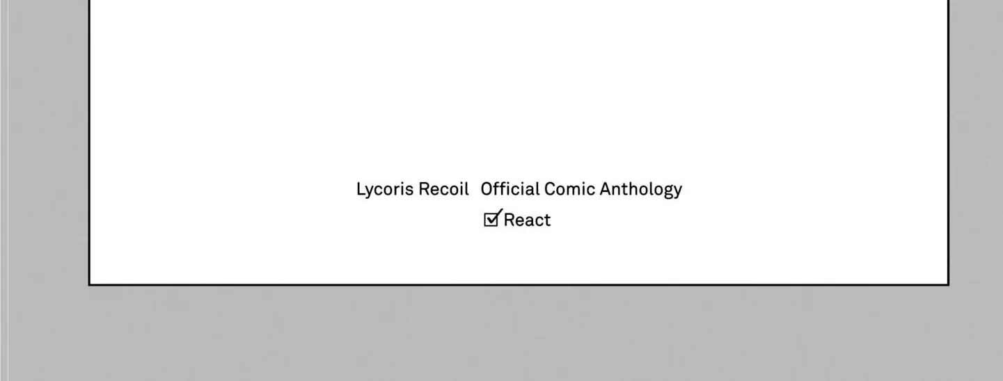 Lycoris Recoil Koushiki Comic Anthology: React Chapter 7 page 52 - MangaKakalot