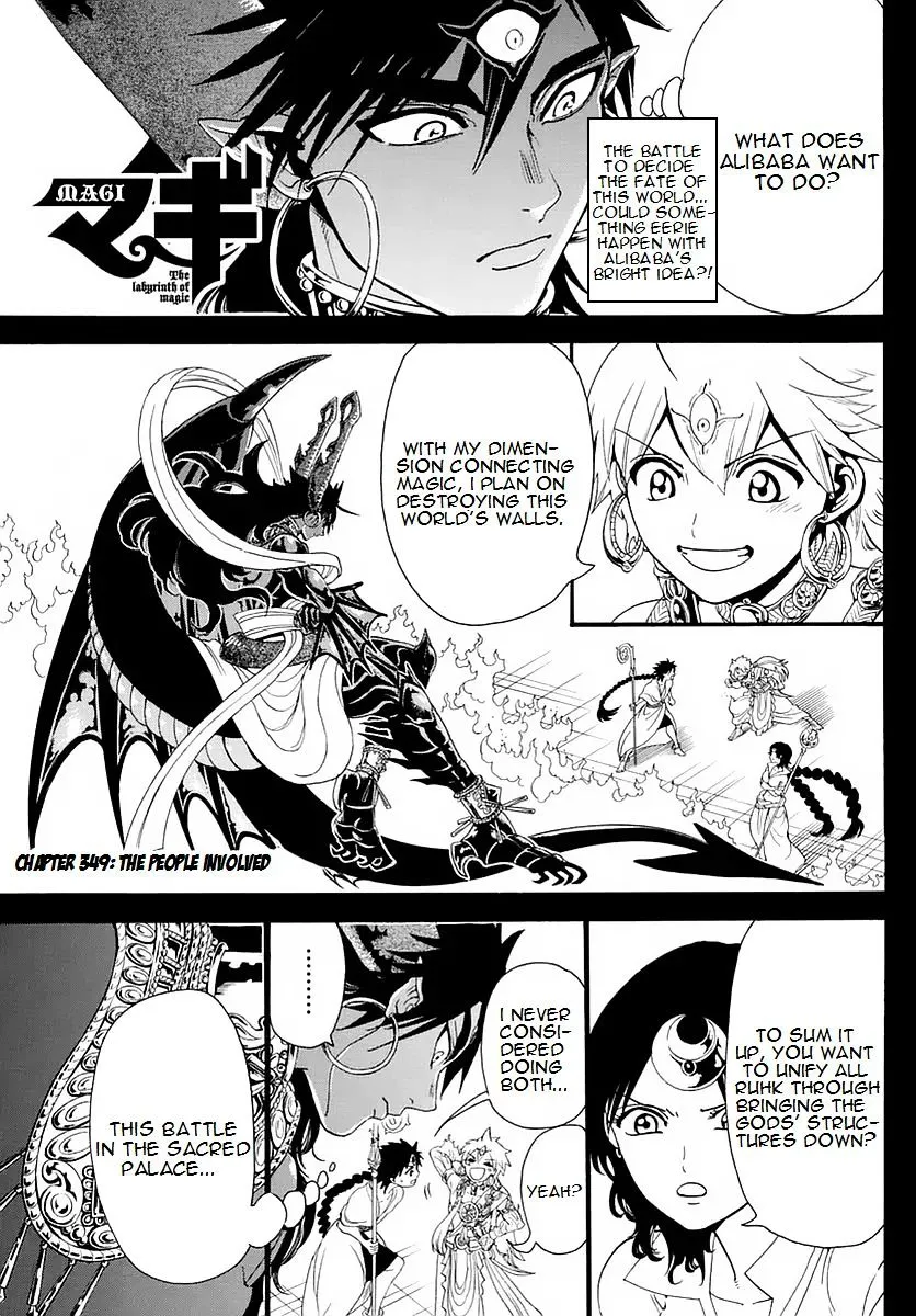 Magi - Labyrinth Of Magic Chapter 349 page 1 - MangaKakalot