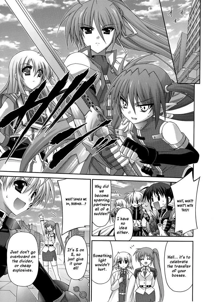 Mahou Senki Lyrical Nanoha Force Chapter 20 page 21 - MangaNato