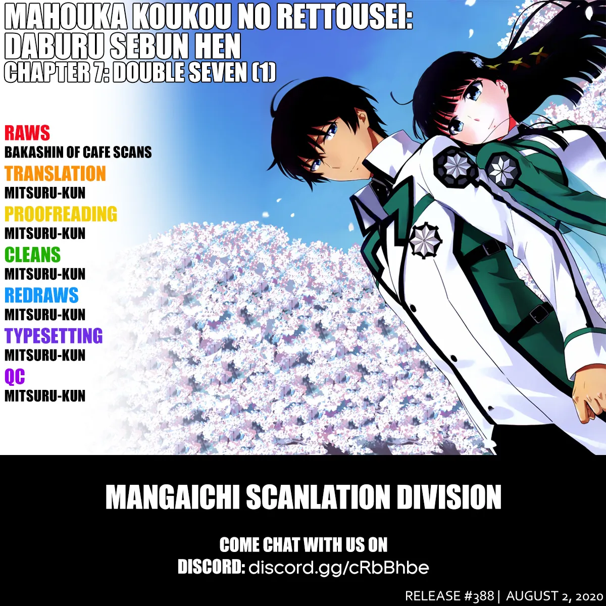 Mahouka Koukou No Rettousei - Double Seven Hen Chapter 7 page 1 - MangaKakalot