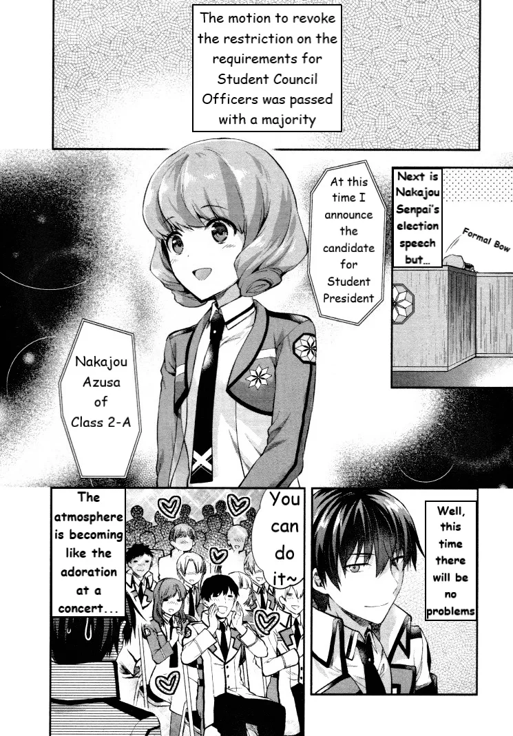 Mahouka Koukou No Rettousei - Kaichou Senkyo-Hen Chapter 6 page 14 - MangaKakalot